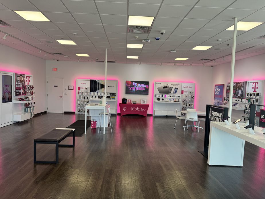 Interior photo of T-Mobile Store at Crossroads at Terrell, Terrell, TX