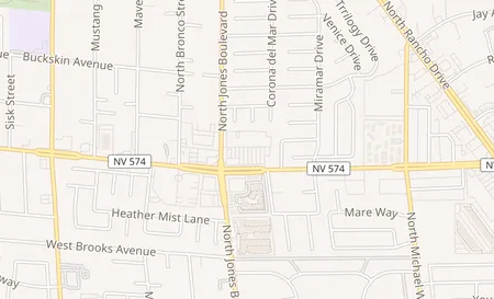 map of 6010 W. Cheyenne Ave 16 Las Vegas, NV 89108