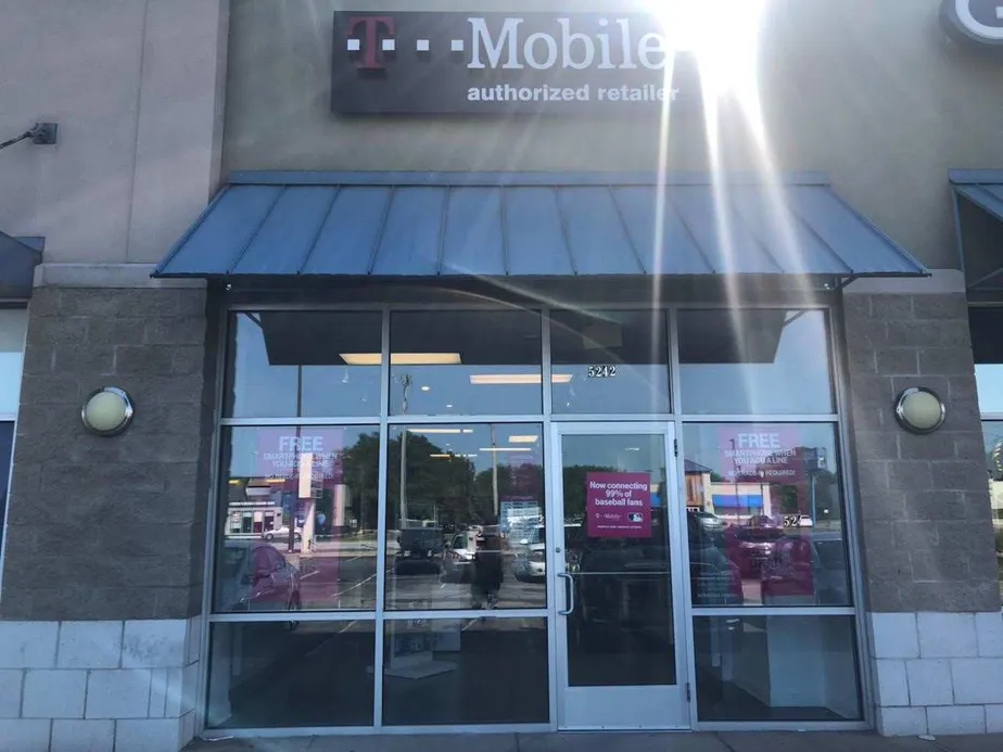 Exterior photo of T-Mobile store at Franklin & Village, Michigan City, IN
