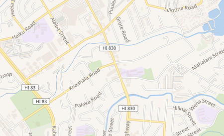 map of 45-950 Kamehameha Highway Unit 1 Kaneohe, HI 96744