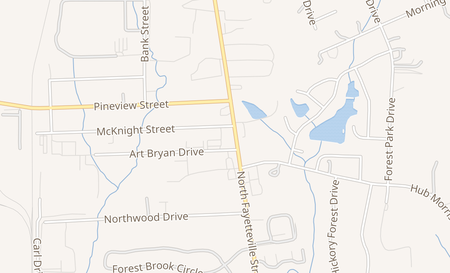map of 2419 N Fayetteville St Suite A Asheboro, NC 27203