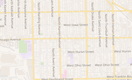 map of 3735 W. Chicago Ave Chicago, IL 60651