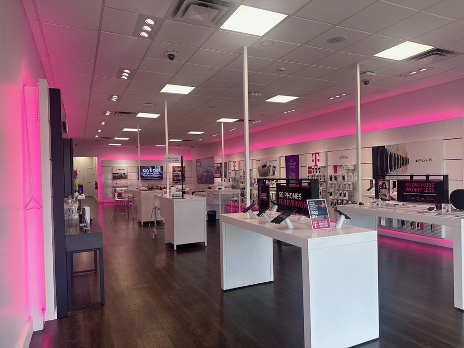 Interior photo of T-Mobile Store at S Raceway Rd & Rockville Rd, Indianapolis, IN