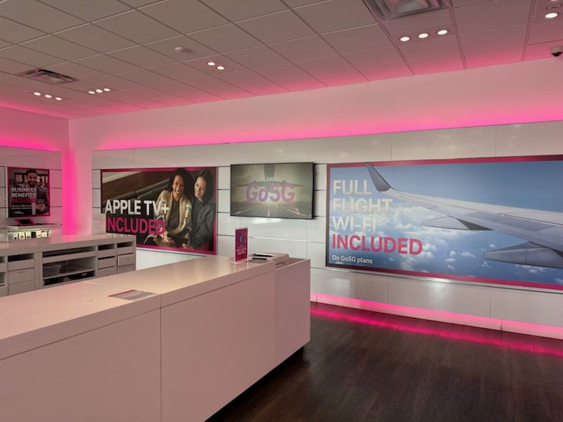 Interior photo of T-Mobile Store at Bridge & I-2, Weslaco, TX