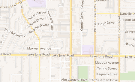map of 1401 S Buckner Blvd Dallas, TX 75217