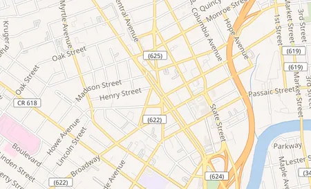 map of 689 Main Ave Passaic, NJ 07055