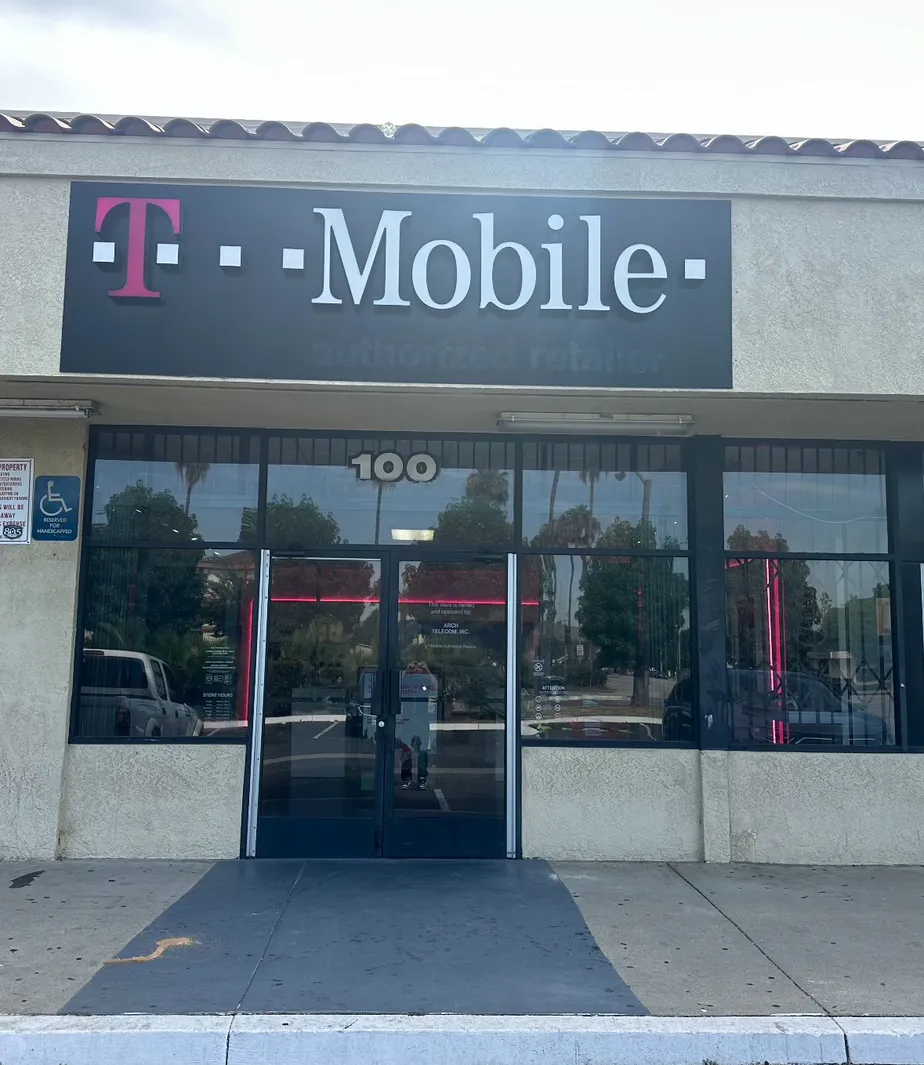  Exterior photo of T-Mobile Store at S Garey & Phillips, Pomona, CA 