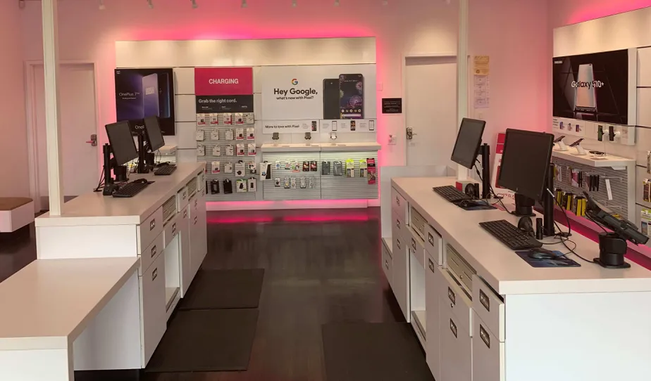 Interior photo of T-Mobile Store at Dreher Rd & Augusta Rd, Columbia, SC