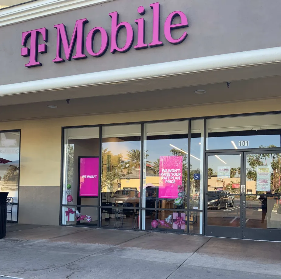 Exterior photo of T-Mobile Store at Aliso Creek Rd & Theatre Ln, Aliso Viejo, CA