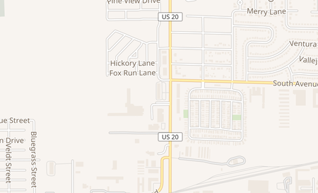map of 528 S. Reynolds Rd Toledo, OH 43615