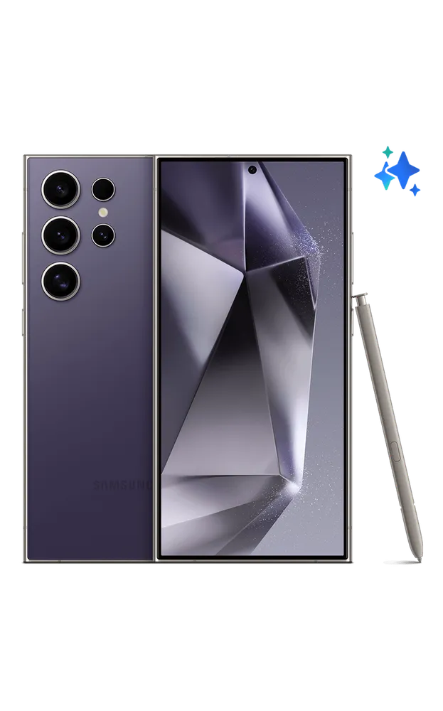 Samsung - Smartphone Galaxy S24 Ultra 512GB Titanio Violet + Galaxy Buds FE  Gray