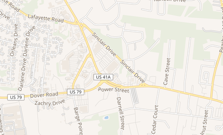 map of 1141 Ft Campbell Blvd Clarksville, TN 37042