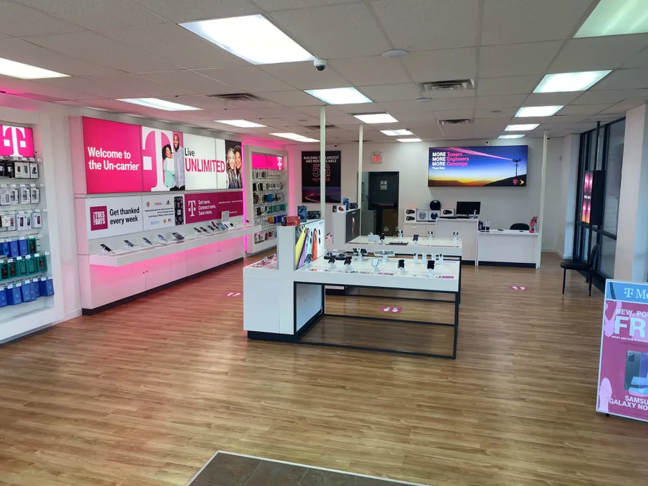 Interior photo of T-Mobile Store at Kent Rd & Fishcreek Rd 2, Stow, OH