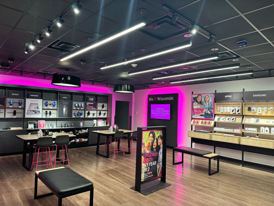 Interior photo of T-Mobile Store at Riverpoint Village, Fox Point, WI
