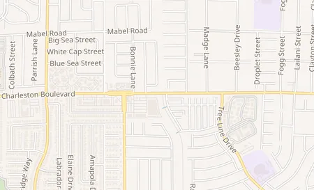 map of 5891 E Charleston Blvd 120 Las Vegas, NV 89142