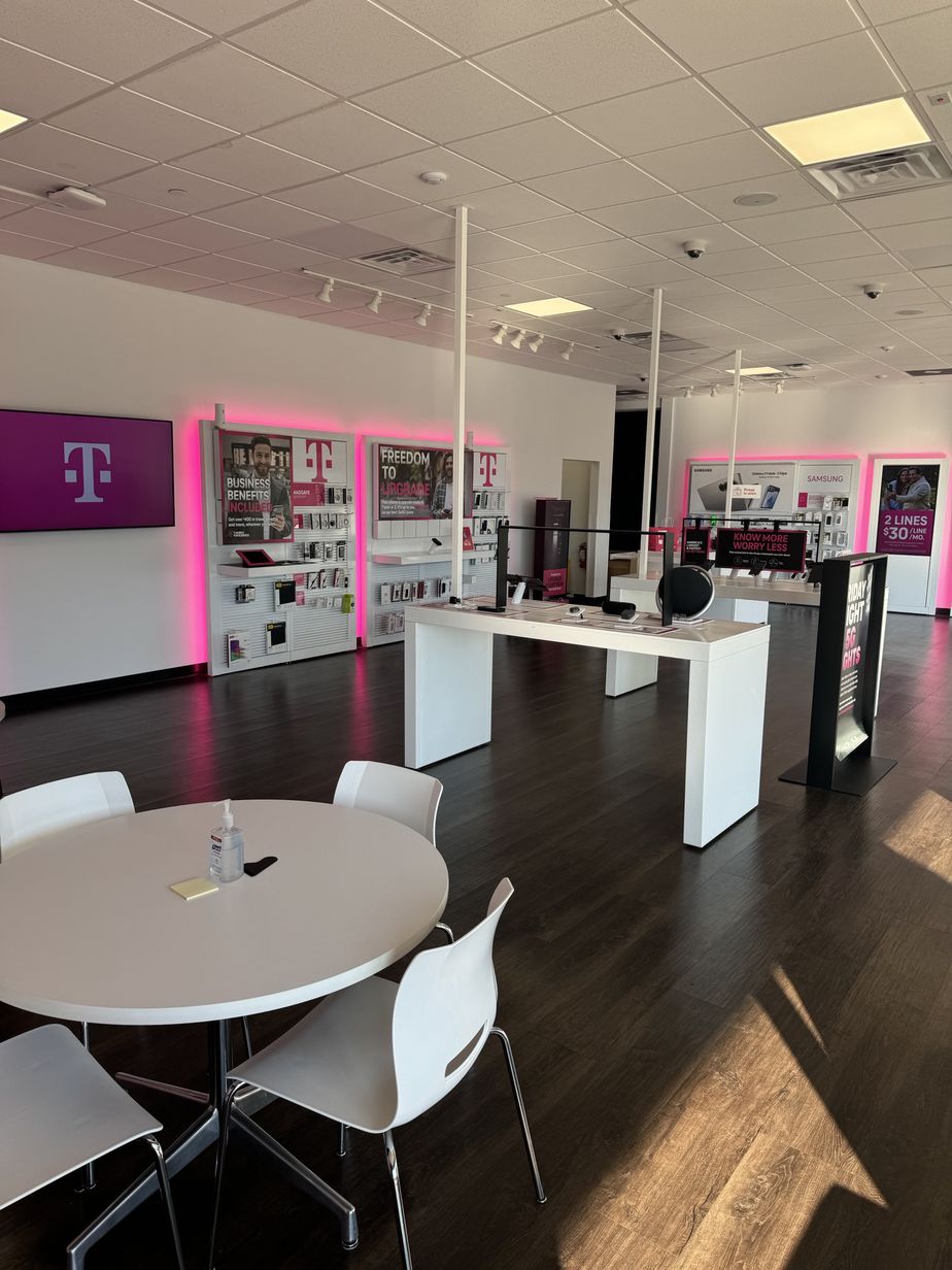 Interior photo of T-Mobile Store at Cobb Corners Dr & Benvenue Rd, Rocky Mount, NC