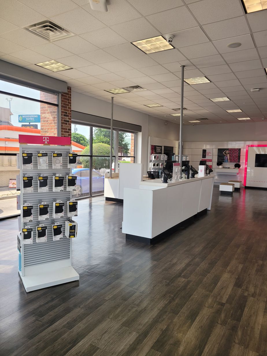 Interior photo of T-Mobile Store at S Goliad St & I-30, Rockwall, TX