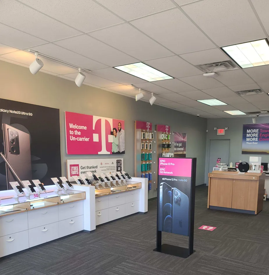 Interior photo of T-Mobile Store at Harrison Ave & Belclare Rd, Cincinnati, OH