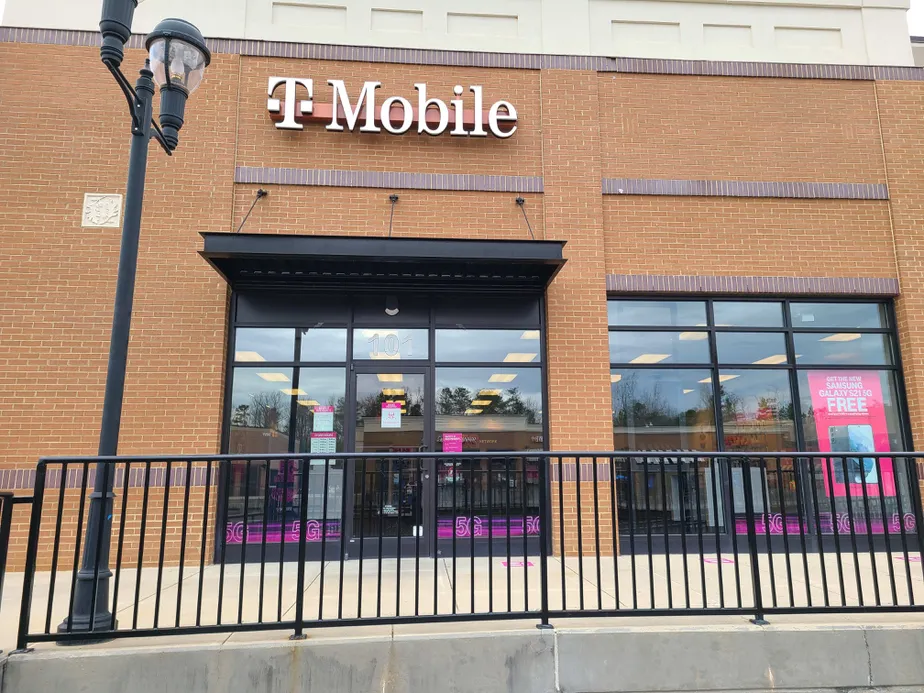 Exterior photo of T-Mobile store at Poyner Village Pkwy & Middle Poyner Dr, Raleigh, NC