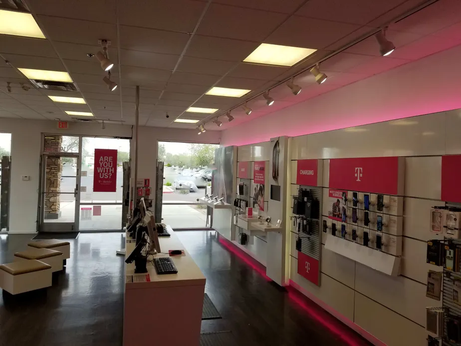Interior photo of T-Mobile Store at Stapley & McKellips, Mesa, AZ