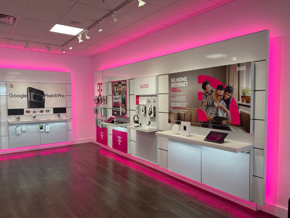 Interior photo of T-Mobile Store at Shops at Billerica, Billerica, MA