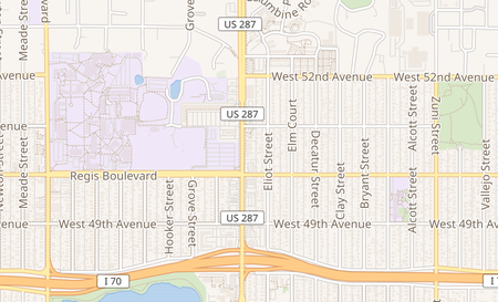 map of 5044 Federal Blvd Denver, CO 80221