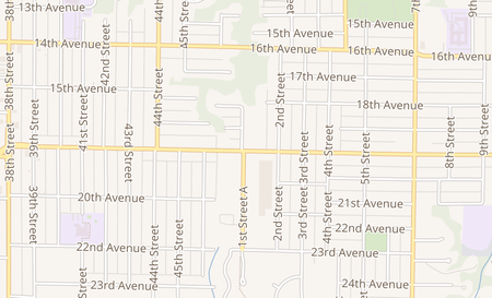 map of 1998 1st Street a Ste B Moline, IL 61265