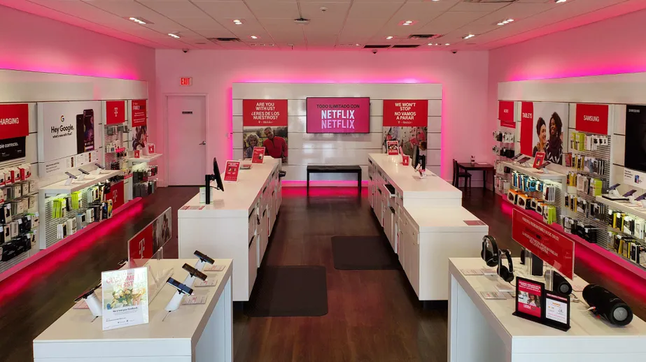Interior photo of T-Mobile Store at NW 41st Street & NW 104th St, Doral, FL