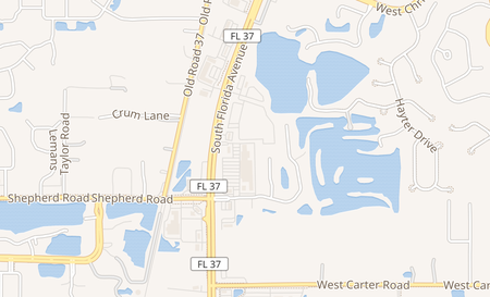 map of 6840 S Florida Ave Lakeland, FL 33813