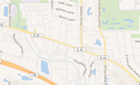 map of 2218 Algonquin Rd Rolling Meadows, IL 60008