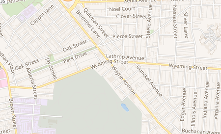 map of 1525 Wayne Avenue Dayton, OH 45410