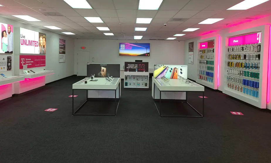 Interior photo of T-Mobile Store at Main St & Keene Rd, Dunedin, FL
