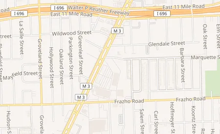map of 26310 Eastgate Blvd Roseville, MI 48066