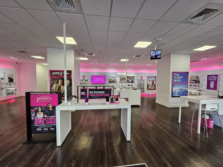 Interior photo of T-Mobile Store at Church & Chapel, New Haven, CT