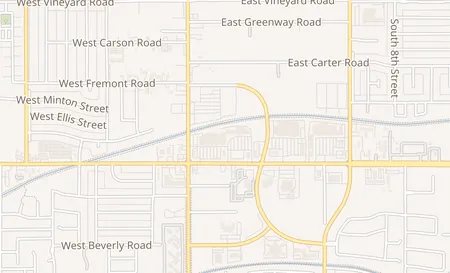 map of 26 E. Baseline, #113 Phoenix, AZ 85042