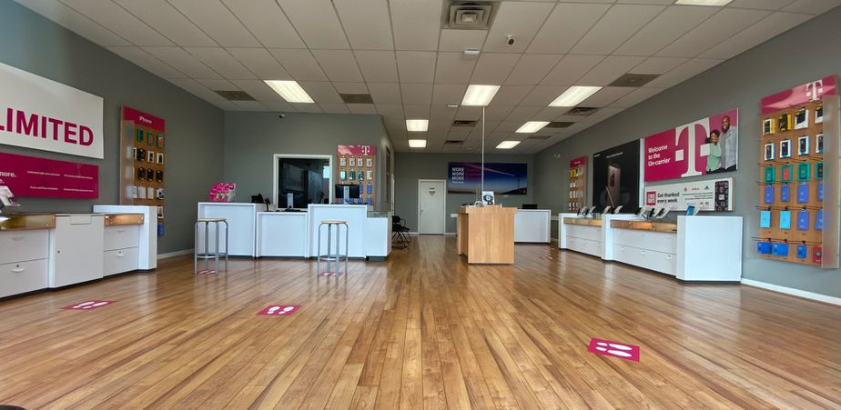 Interior photo of T-Mobile Store at Greenbriar Town Center, Fairfax, VA
