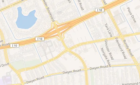 map of 5741 Crowder Blvd Ste B-8 New Orleans, LA 70127