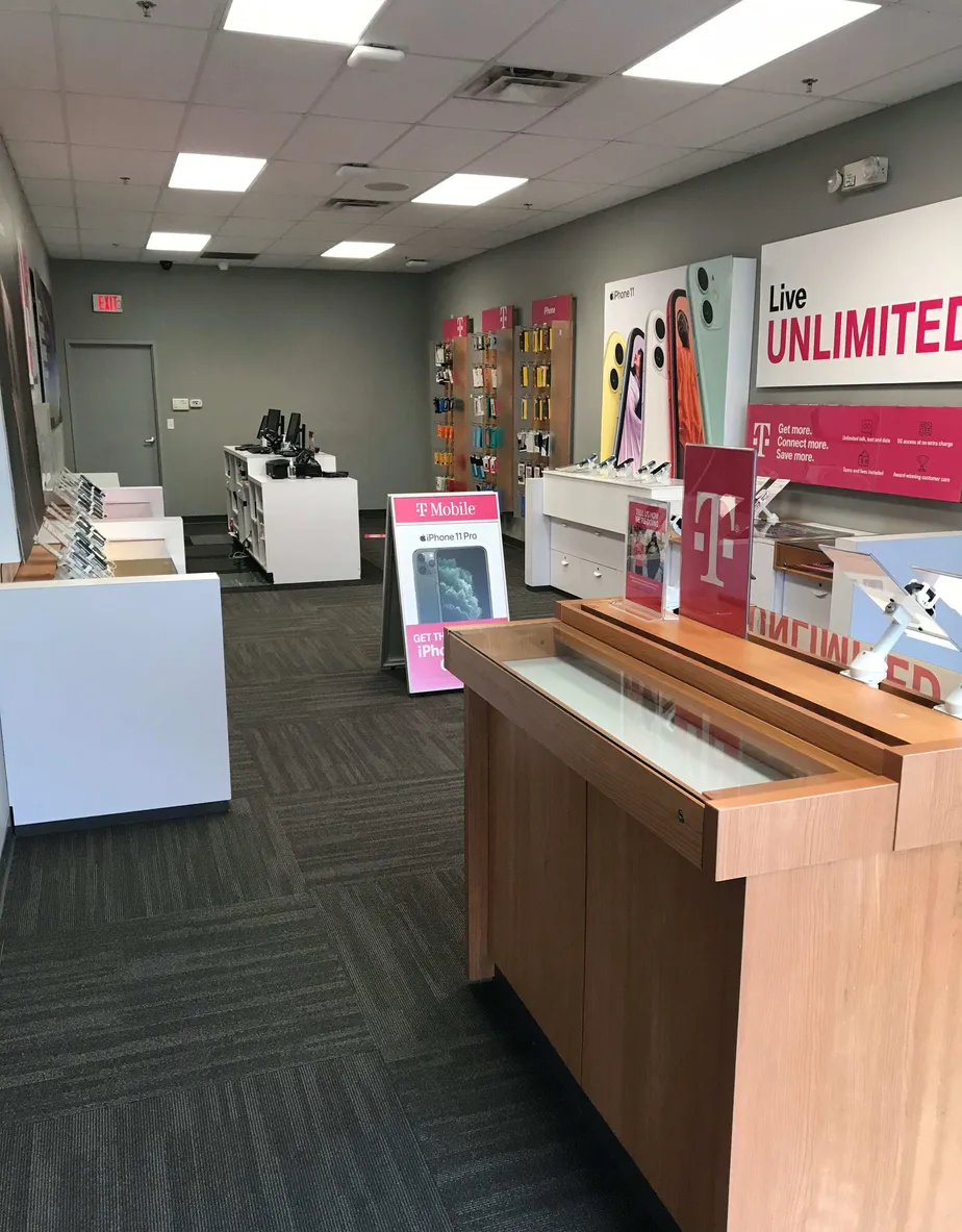 Interior photo of T-Mobile Store at E Route 173 & Deep Lake Rd, Antioch, IL