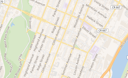 map of 647 Mt. Prospect Ave Newark, NJ 07104