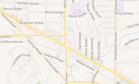 map of 5159 Wichita St. Ste 105 Fort Worth, TX 76119