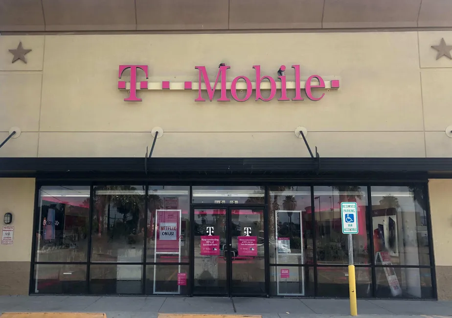 Exterior photo of T-Mobile store at South Padre Island Dr & Airline Rd, Corpus Christi, TX