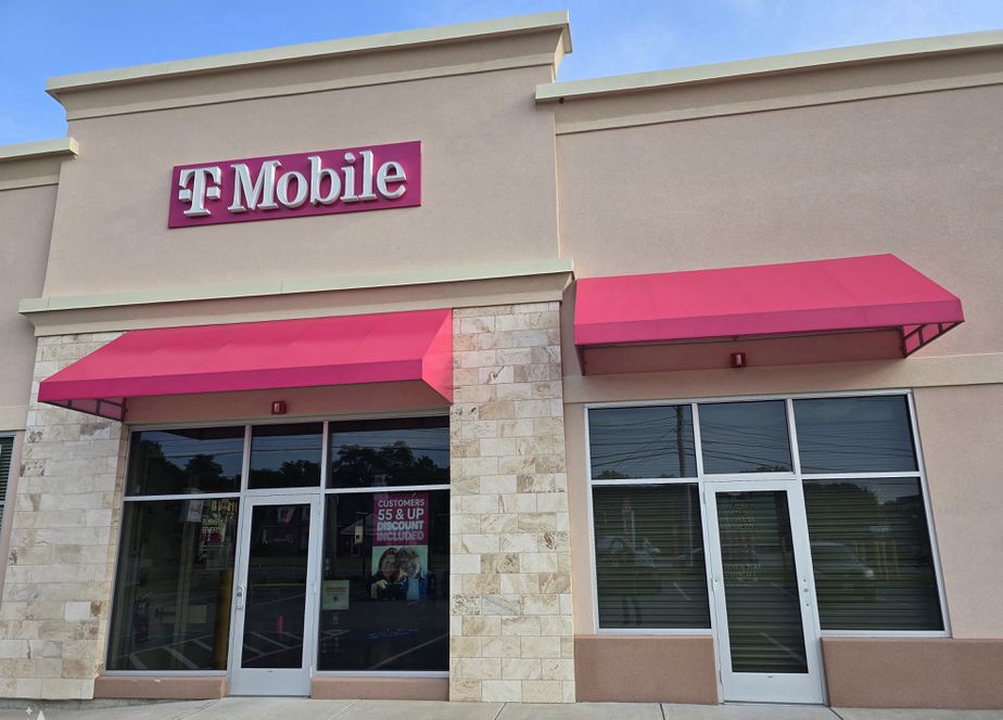 Exterior photo of T-Mobile Store at GAR Hwy & Michael Ave, Swansea, MA