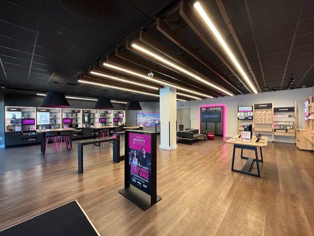 Interior photo of T-Mobile Store at Scottsdale & Frank Lloyd Wright, Scottsdale, AZ