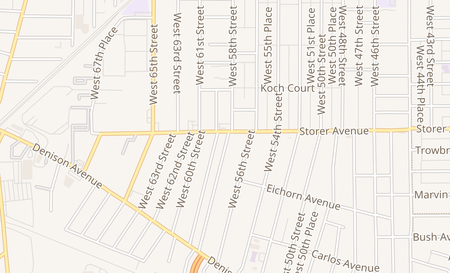 map of 5924 Storer Ave Cleveland, OH 44102