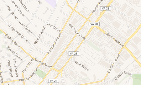 map of 9042 Mathis Ave Manassas, VA 20110