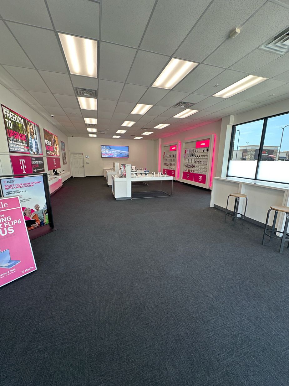 Interior photo of T-Mobile Store at Fm 529 Rd & Blue Swift Dr, Cypress, TX