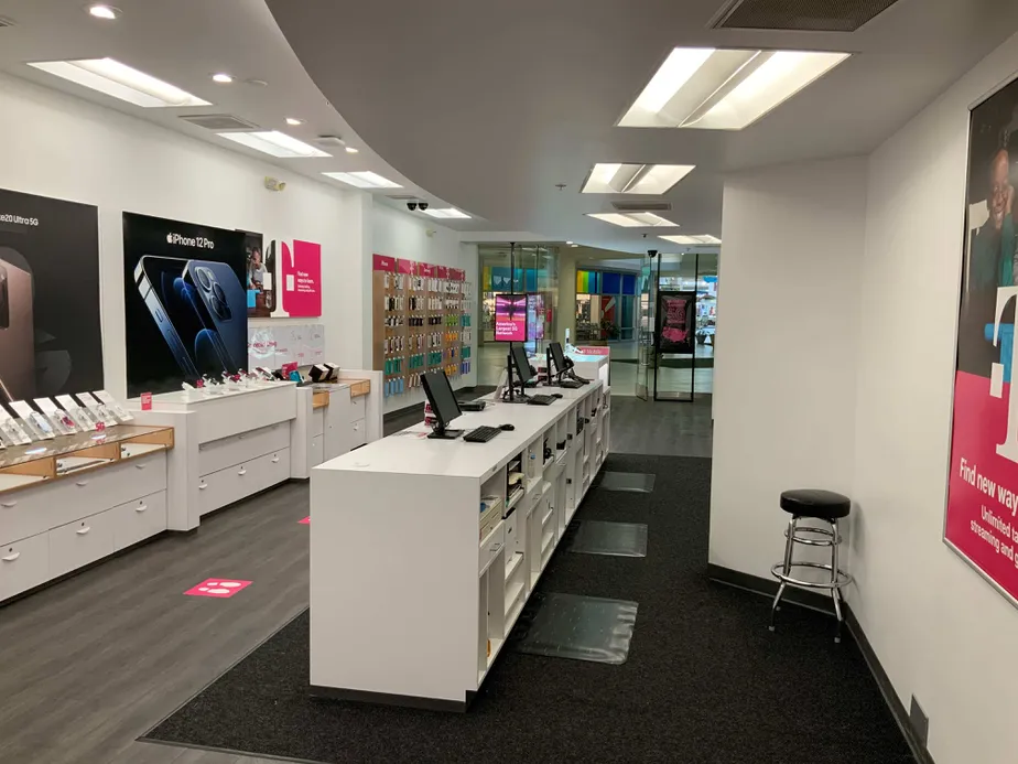 Interior photo of T-Mobile Store at Pacific View Mall 2, Ventura, CA
