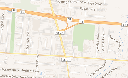 map of 8324 Colerain Ave. Cincinnati, OH 45239