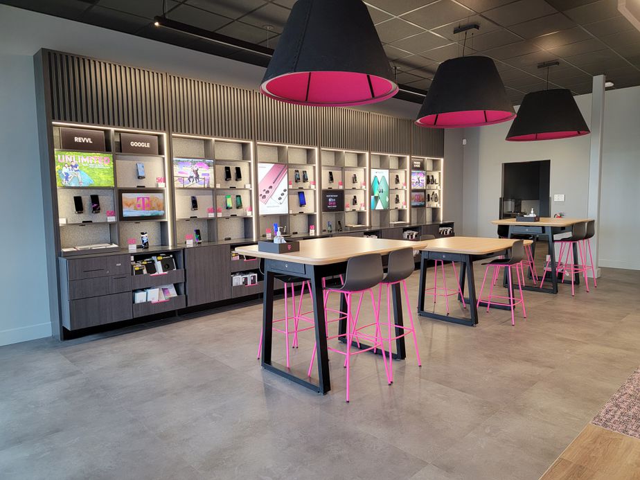Interior photo of T-Mobile Store at Cave Springs Center, Saint Peters, MO