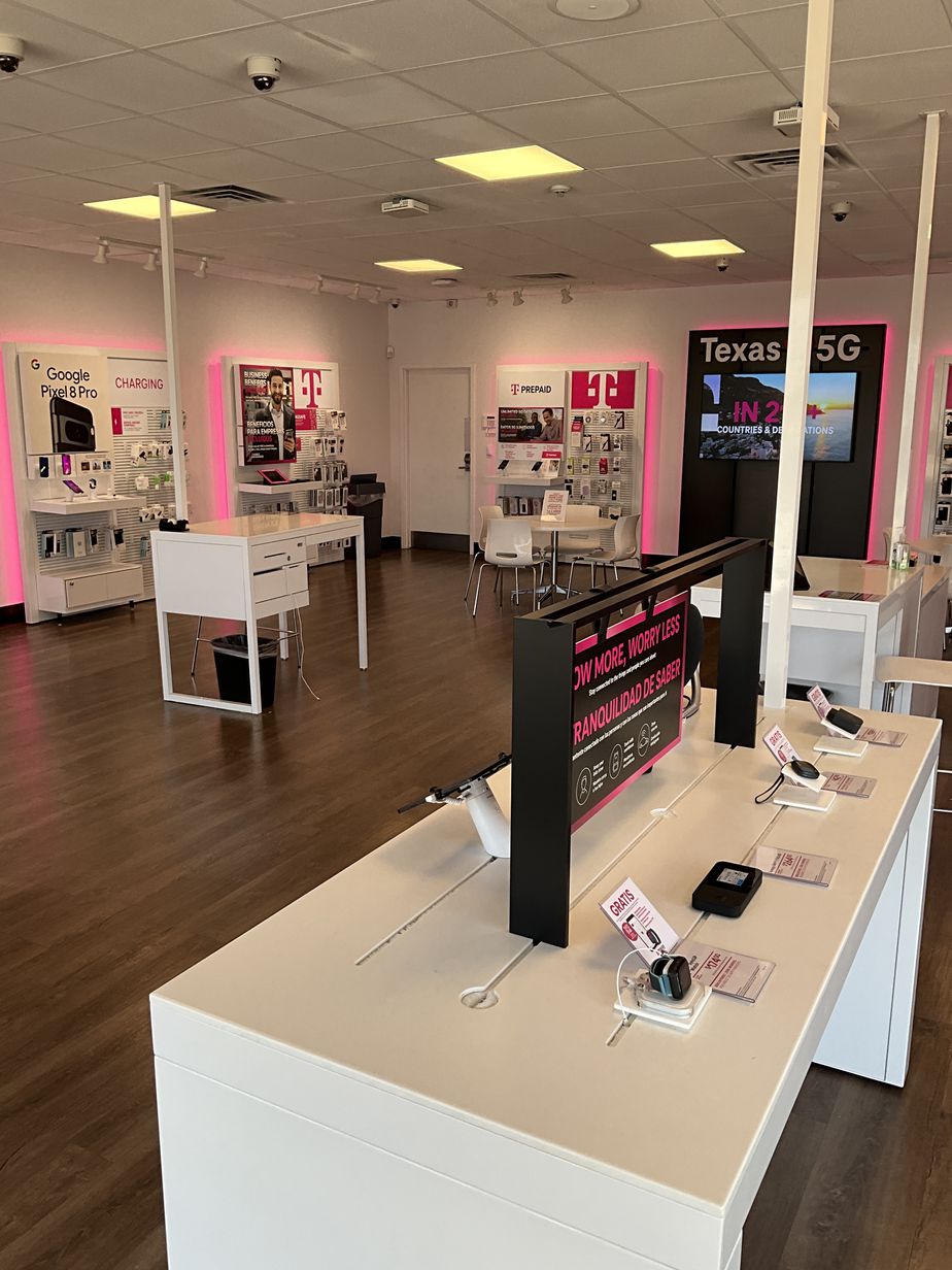 Interior photo of T-Mobile Store at W Main St & S Edmonds Ln, Lewisville, TX